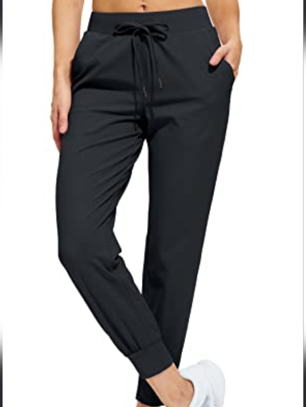 Rachel Zoe Black Drawstring Jogger Pants
